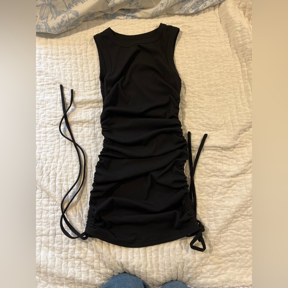 Black runch dress